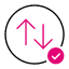 upload and download arrows